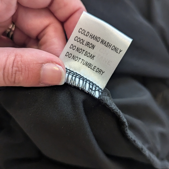 Princess Polly xx black off the should long sleeve dress size 6 - Picture 8 of 8